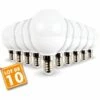 ECLAIRAGE DESIGN Lot De 10 Ampoules LED E14 Mini Globe 5.5W 470 Lumens Eq 40W | Température De Couleur: Blanc Chaud 2700K 2 ECLAIRAGE DESIGN Lot De 10 Ampoules LED E14 Mini Globe 5.5W 470 Lumens Eq 40W | Température De Couleur: Blanc Chaud 2700K -Pas Cher Ampoule LED Boutique 10348140 1