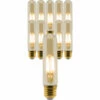 ELEXITY Lot De 10 Ampoules Déco Filament LED Ambrée Tube 4W E27 400lm 2500K -Pas Cher Ampoule LED Boutique 10500128 1