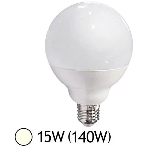 MIIDEX LIGHTING Ampoule LED 15W (140W) E27 Globe Blanc Jour 4000°K 3 MIIDEX LIGHTING Ampoule LED 15W (140W) E27 Globe Blanc Jour 4000°K