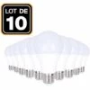 EUROPALAMP 10 Ampoules LED E27 20W 4500K Blanc Neutre Haute Luminosité