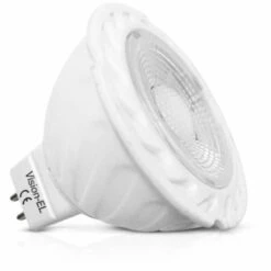 MIIDEX LIGHTING Spot LED COB 5W (45W) GU5.3 12V DC Dimmable Lumière Rouge