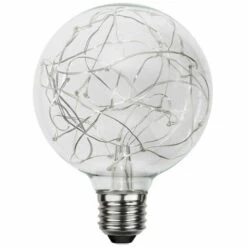 STAR Ampoule Déco Micro LED E27 G95 1,5W Blanc Chaud -Pas Cher Ampoule LED Boutique 12346972 3