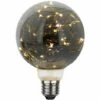 STAR Ampoule E27 Déco Fumé Micro LED G95 1,5W Blanc Chaud