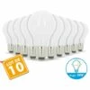 ECLAIRAGE DESIGN Lot De 10 Ampoules LED E27 8W Eq 60W 806m Verre Grand Angle | Température De Couleur: Blanc Chaud 2700K -Pas Cher Ampoule LED Boutique 12698500 1