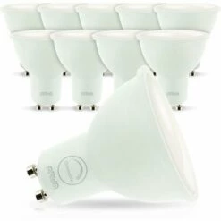 ECLAIRAGE DESIGN Lot De 10 Ampoules Led GU10 7W Eq. 60W Dimmable | Température De Couleur: Blanc Froid 6000K