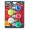 MIIDEX LIGHTING LOT De 5 Ampoules 1W LED Culot E27 ROUGE VERT JAUNE BLEU 3000°K -Pas Cher Ampoule LED Boutique 14093813 1