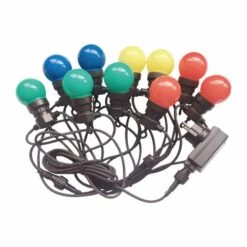 Câble à Perforation LED V-tac VT-71020 10 Mètres Avec Fiche, Avec Lampes LED De 20x 0,5w, RGBY, 600 Lumen, IP44