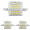 ECD Germany 2-pack Lampes LED R7S 5W - 78mm - 360 Lumen - SMD5730 - AC 220-240 - 180 ° Angle De Visualisation - Remplacé 25W Ampoule Halogène - Blanc Neutre - Pas Baissable - Projecteur De Tige D'halogène -Pas Cher Ampoule LED Boutique 17089496 1