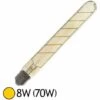 MIIDEX LIGHTING Ampoule Led 8W (70W) FILAMENT E27 Tube ST30 Doré Blanc Chaud 2700°K -Pas Cher Ampoule LED Boutique 1711694 1