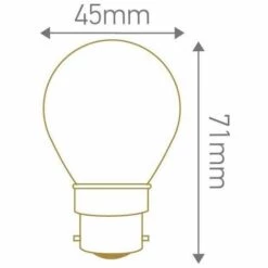 G&S Ampoule LED Spherique (G45) 5W 400 Lumens Blanc Chaud (2700K) - Opaque -Pas Cher Ampoule LED Boutique 17890929 2