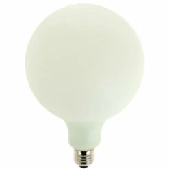 XANLITE - Ampoule LED Déco éclairante Globe Opaline Au Verre Lacté, Culot E27, 12W Cons. (100W Eq.), 1521 Lumens, Lumière Blanc Neutre - RFDMGE1521B150OCW