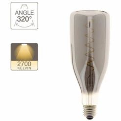 XANLITE - Ampoule LED Déco Bouteille Au Verre Fumé, Culot E27, 4W Cons., 200 Lumens, Lumière Blanc Chaud - RFDE400B100F -Pas Cher Ampoule LED Boutique 18355801 5