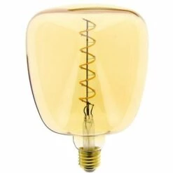 XANLITE - Ampoule LED Déco MUG Au Verre Ambré, Culot E27, 4W Cons. (30W Eq.), 323 Lumens, Lumière Blanc Chaud - RFDE400M150A