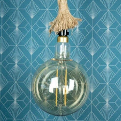 XANLITE - Ampoule LED Déco Globe Giant (XXL) Au Verre Ambré, Culot E27, 8W Cons. (60W Eq.), 800 Lumens, Lumière Blanc Chaud - RFDGE500B200AD -Pas Cher Ampoule LED Boutique 18355902 3