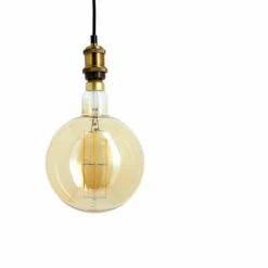 XANLITE - Ampoule LED Déco Globe Giant (XXL) Au Verre Ambré, Culot E27, 8W Cons. (60W Eq.), 800 Lumens, Lumière Blanc Chaud - RFDGE500B200AD -Pas Cher Ampoule LED Boutique 18355902 5
