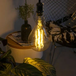 XANLITE - Ampoule LED Déco Goutte Giant (XXL) Au Verre Ambré, Culot E27, 8W Cons. (60W Eq.), 800 Lumens, Lumière Blanc Chaud - RFDGE500GAD -Pas Cher Ampoule LED Boutique 18355906 3