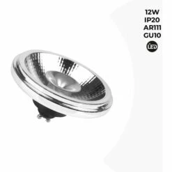 BARCELONA LED Ampoule LED 12W GU10 AR111 | Blanc Chaud - Blanc Chaud