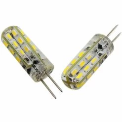 OHM-EASY LED LIGHTING Lampe LED G4 Silicone 1W5 12VDC Blanc Froid Diamètre 9,5 Mm