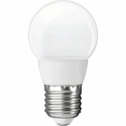OHM-EASY LED LIGHTING Ampoule LED Bulbe E27, 3W 12V-24V AC/DC, Blanc Chaud, 3500°K
