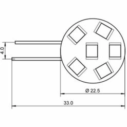 GOOBAY Lampe LED G4 12V 1W5 Blanc Chaud Diamètre 23 Mm 9 GOOBAY Lampe LED G4 12V 1W5 Blanc Chaud Diamètre 23 Mm -Pas Cher Ampoule LED Boutique 18984007 3