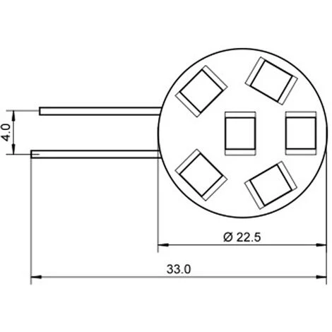 GOOBAY Lampe LED G4 12V 1W5 Blanc Chaud Diamètre 23 Mm 5 GOOBAY Lampe LED G4 12V 1W5 Blanc Chaud Diamètre 23 Mm – Image 3