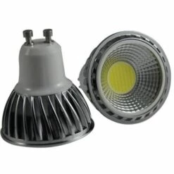 VISION-EL Spot LED GU10 230V COB 5W Dimmable Blanc Chaud 90°