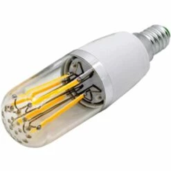 OHM-EASY LED LIGHTING Lampe LED Filament E14, 6W 12V AC/DC, Blanc Chaud -Pas Cher Ampoule LED Boutique 18984015 2