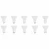 OPTONICA LED LOT DE 10 SPOTS LED GU10 10W 1000LUMENS - BLANC CHAUD (2700K) - HAUTE LUMINOSITE -Pas Cher Ampoule LED Boutique 19310244 1