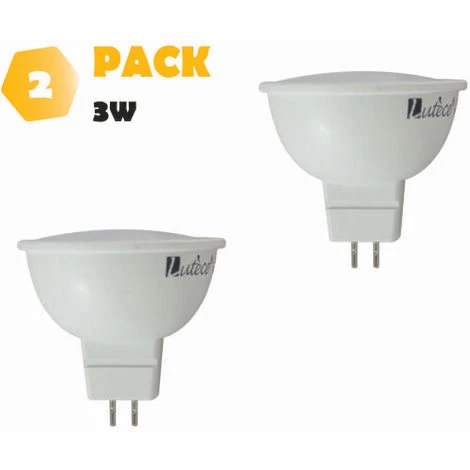 LUTECE-ARC Lot De 2 Ampoules LED GU5.3 (MR16) 3W 230Lm 3000K - Garantie 5 Ans 3 LUTECE-ARC Lot De 2 Ampoules LED GU5.3 (MR16) 3W 230Lm 3000K - Garantie 5 Ans