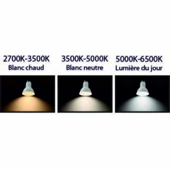 LUTECE-ARC Lot De 2 Ampoules LED GU5.3 (MR16) 3W 230Lm 3000K - Garantie 5 Ans 9 LUTECE-ARC Lot De 2 Ampoules LED GU5.3 (MR16) 3W 230Lm 3000K - Garantie 5 Ans -Pas Cher Ampoule LED Boutique 19322881 4