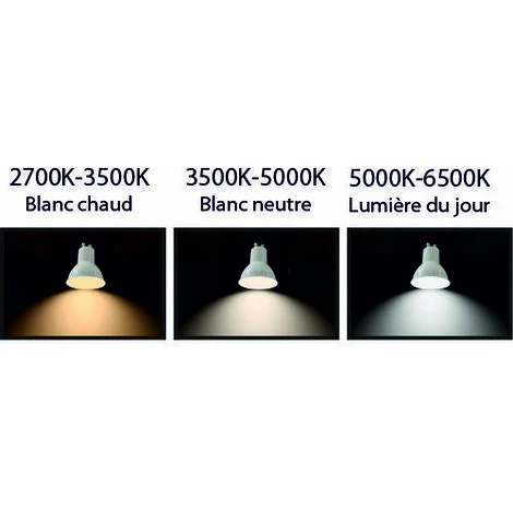 LUTECE-ARC Lot De 2 Ampoules LED GU5.3 (MR16) 3W 230Lm 3000K - Garantie 5 Ans 6 LUTECE-ARC Lot De 2 Ampoules LED GU5.3 (MR16) 3W 230Lm 3000K - Garantie 5 Ans – Image 4