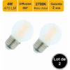LUTECE-ARC Lot De 2 Ampoules LED Filament E27 4W 470Lm 2700K - Garantie 2 Ans 1 LUTECE-ARC Lot De 2 Ampoules LED Filament E27 4W 470Lm 2700K - Garantie 2 Ans -Pas Cher Ampoule LED Boutique 19322895 1