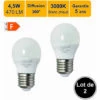 LUTECE-ARC Lot De 2 Ampoules LEDE27 4W 330Lm 3000K - Garantie 5 Ans -Pas Cher Ampoule LED Boutique 19322898 1