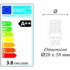 ARCOTEC Lot De 2 Ampoules LED G9 4,5W Capsule 470Lm 2700K 9 ARCOTEC Lot De 2 Ampoules LED G9 4,5W Capsule 470Lm 2700K -Pas Cher Ampoule LED Boutique 19322907 4