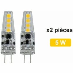 ARCOTEC Lot De 2 Ampoules LED G4 12V 2W Capsule (equiv. 20W) 180Lm 3000K
