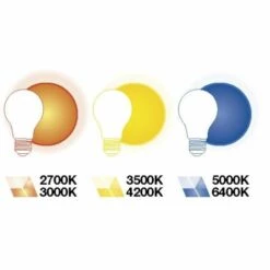 OPTONICA LED Lot De 100 Ampoules LED Standard (A60) 9W B22 - 806 LUMENS - Lumiere Du Jour (Blanc Froid) 6000K -Pas Cher Ampoule LED Boutique 19396371 2