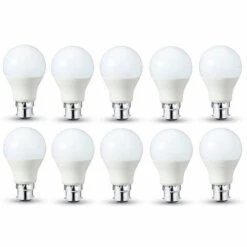 OPTONICA LED Lot De 10 Ampoules LED Standard (A60) 11W B22 - 1055 LUMENS - Lumiere Du Jour (Blanc Froid) 6000K - Opaque