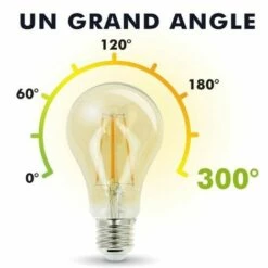 ARUM LIGHTING Ampoule LED E27 7W Ambrée Eq 55W -Pas Cher Ampoule LED Boutique 20159120 3
