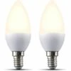 B.K.LICHT Lot De 2 Ampoules Connectées LED Dimmables Commande Vocale Par Appli Compatibles Alexa Google Home E14 5,5W Blanc Chaud 2700K -Pas Cher Ampoule LED Boutique 20408627 1