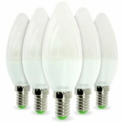 ECLAIRAGE DESIGN Lot De 5 Ampoule LED E14 6W Eq 40W | Température De Couleur: Blanc Neutre 4000K
