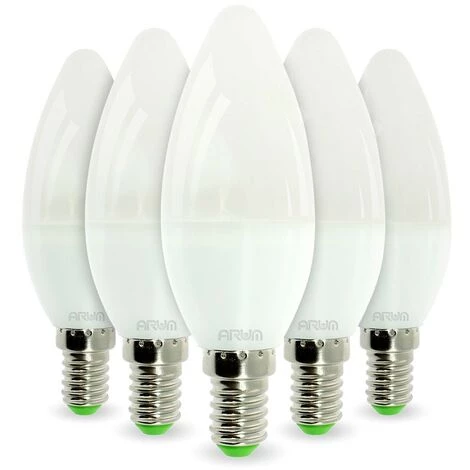 ECLAIRAGE DESIGN Lot De 5 Ampoule LED E14 6W Eq 40W | Température De Couleur: Blanc Neutre 4000K 3 ECLAIRAGE DESIGN Lot De 5 Ampoule LED E14 6W Eq 40W | Température De Couleur: Blanc Neutre 4000K