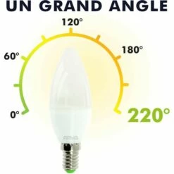 ECLAIRAGE DESIGN Lot De 5 Ampoule LED E14 6W Eq 40W | Température De Couleur: Blanc Neutre 4000K 9 ECLAIRAGE DESIGN Lot De 5 Ampoule LED E14 6W Eq 40W | Température De Couleur: Blanc Neutre 4000K -Pas Cher Ampoule LED Boutique 23419422 3