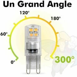 ARUM LIGHTING Lot De 3 Ampoules LED G9 1.9W Equivalent 20W | Température De Couleur: Blanc Chaud 2700K -Pas Cher Ampoule LED Boutique 24122382 4