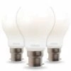 ARUM LIGHTING Lot De 3 Ampoules LED 7W Eq 60W Dépoli Standard B22 | Température De Couleur: Blanc Chaud 2700K -Pas Cher Ampoule LED Boutique 24122383 1