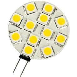 SUPERLED Ampoule LED G4 2,4W Ronde Lumière 20W - Blanc Chaud 2700K