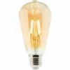 ELEXITY Ampoule Déco Filament LED Ambrée 4W E27 400lm 2500K - Edison -Pas Cher Ampoule LED Boutique 2611525 1