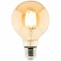 ELEXITY Ampoule Déco Filament LED Ambrée 6W E27 720lm 2500K - Standard