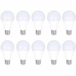 OPTONICA Lot De 10 Ampoules E27 10W A60 équivalent 60W - Blanc Naturel 4500K -Pas Cher Ampoule LED Boutique 26599098 3
