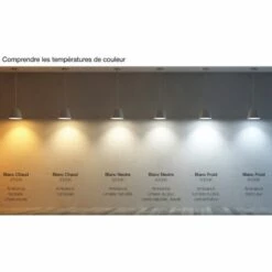 NORMALUX Lot De 10 Lampes GU10 - 5W - 4000K - 400lm - 120∞ - 50 X (H)56mm -Pas Cher Ampoule LED Boutique 26933217 4