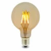 Ampoule LED Filament E27 G95 6W Ambre Blanc Chaud 2300K | IluminaShop -Pas Cher Ampoule LED Boutique 27064545 1